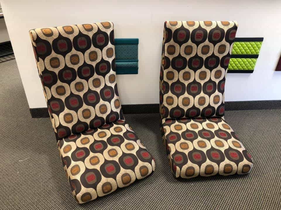 Interior Seat Cushions with Retro pattern