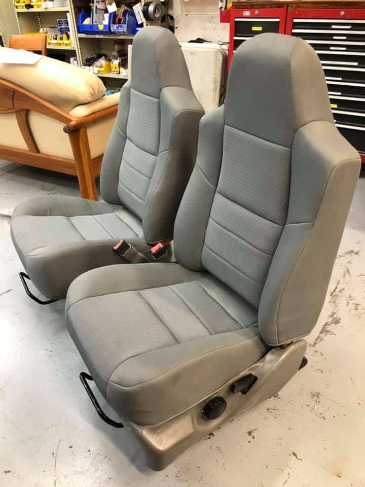 Reupholstered Vehicle Seats