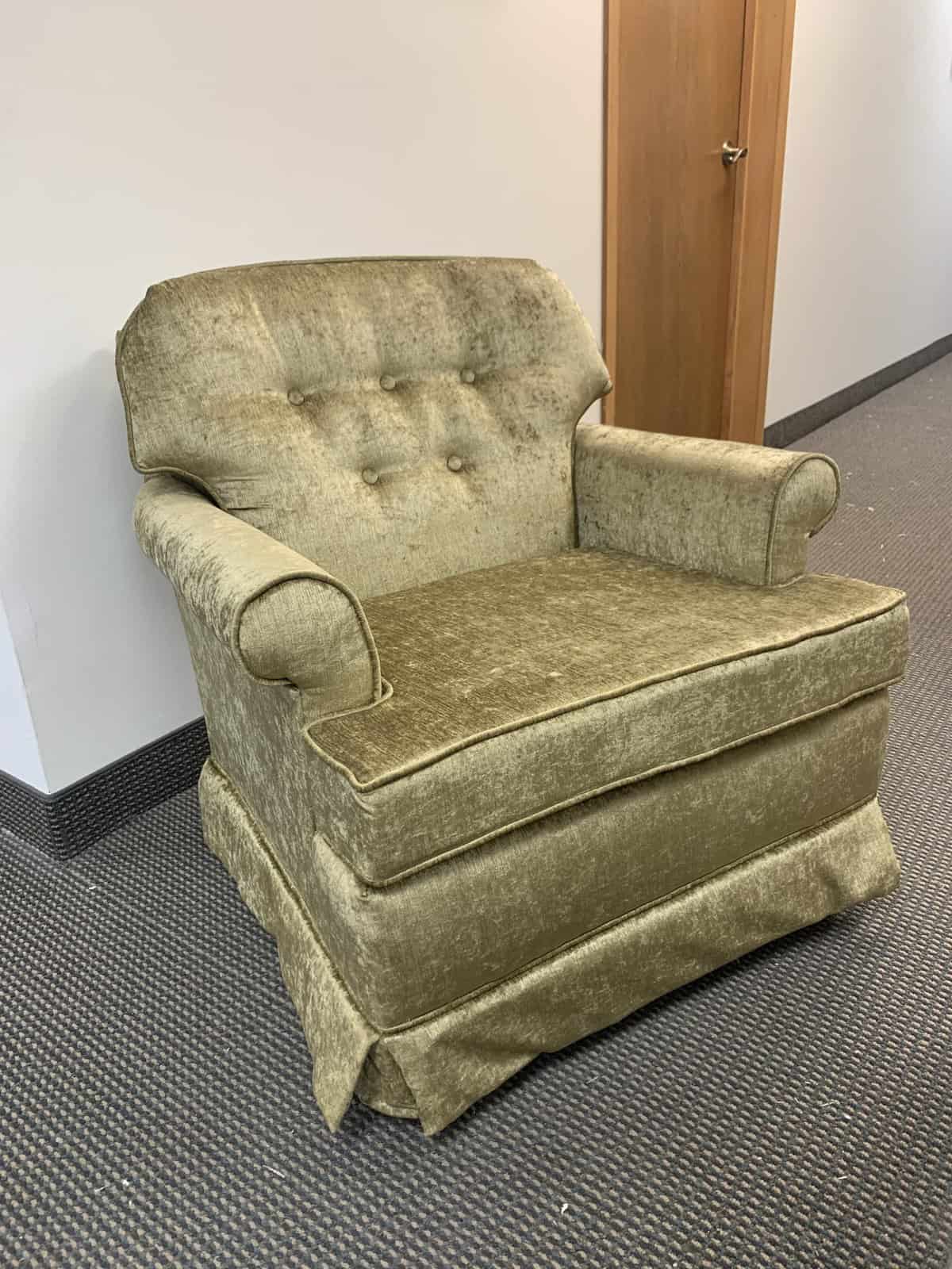 Velvet Gold Armchair